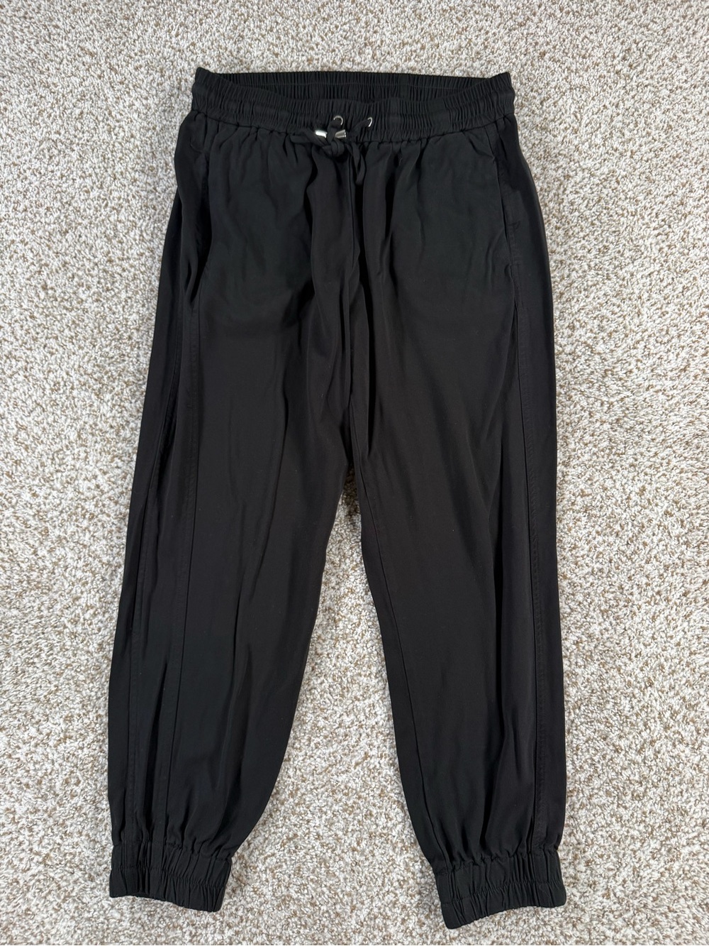 Nanette Lepore Black Elastic Cuff Joggers Women’s Medium